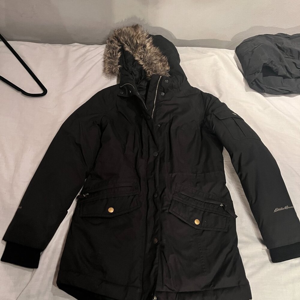 Eddie Bauer weatheredge parka womens XS black
